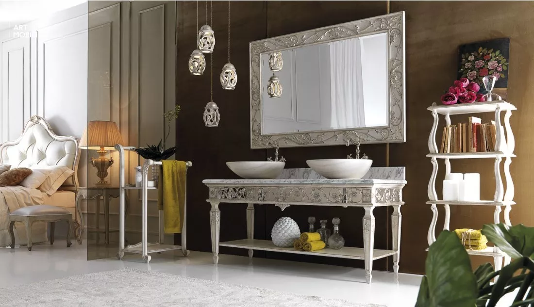 Мебель для ванной комнаты 3017 из Италии – купить в интернет магазине