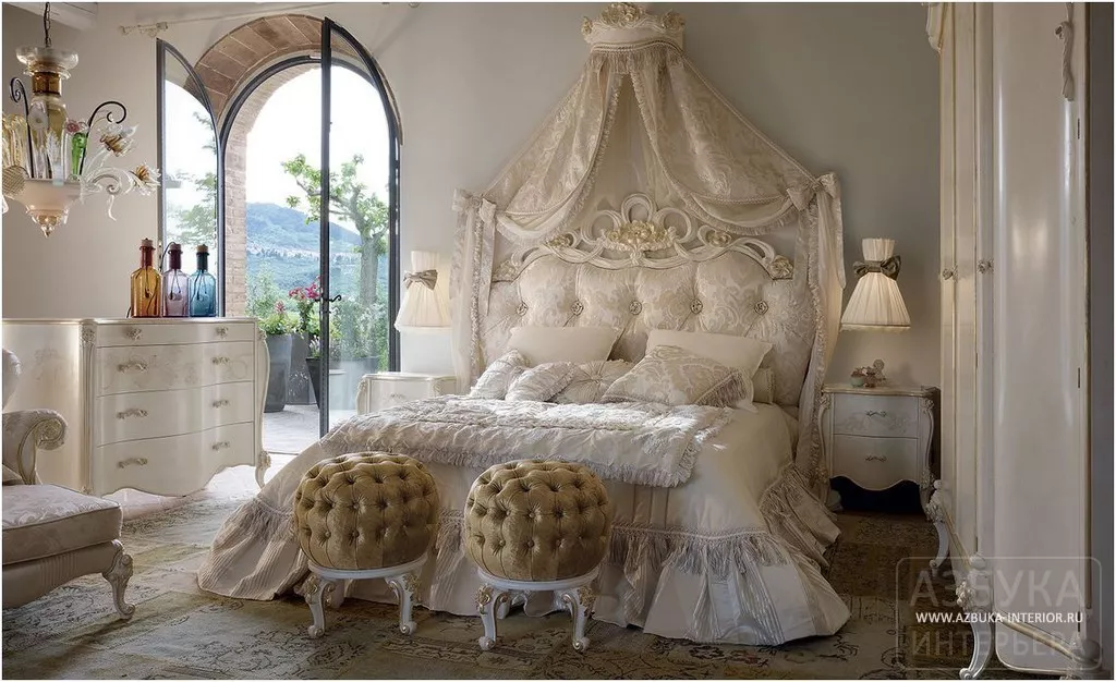 Кровать Adele con Corona из Италии – купить в интернет магазине