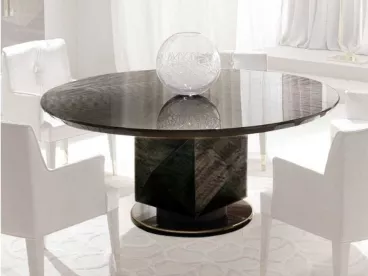 Обеденный стол круглый Infinity из Италии – купить в интернет магазине