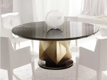 Обеденный стол круглый 2 Infinity из Италии – купить в интернет магазине