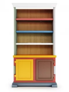 Книжный шкаф Paper Cabinet Patchwork из Италии – купить в интернет магазине