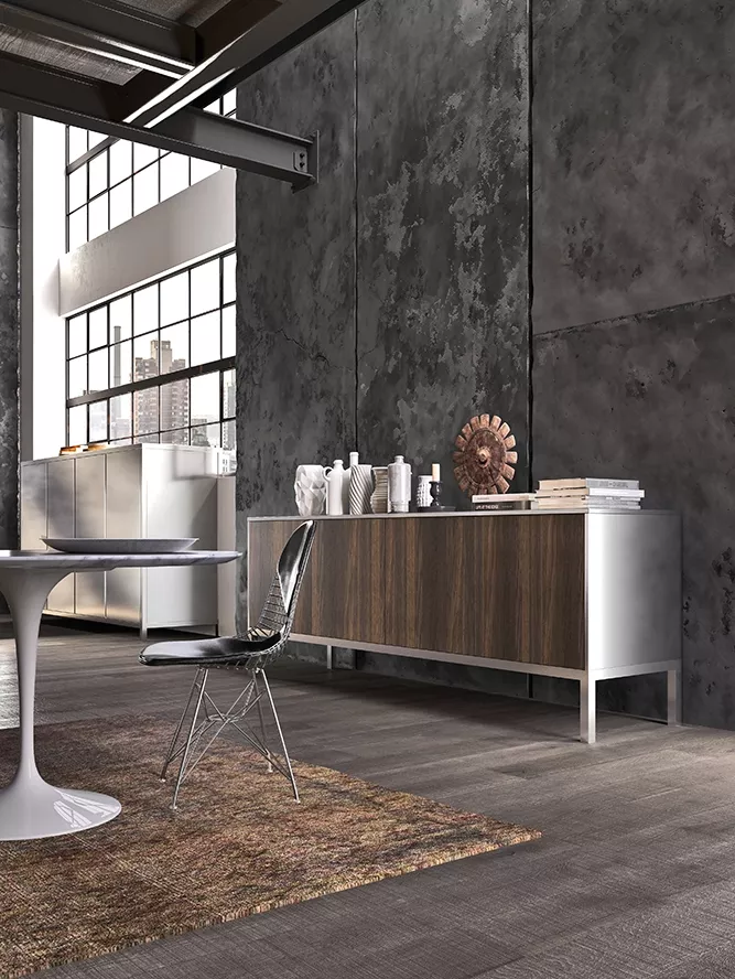 Кухня Quadra modular techno - metro Ilve Cucine  — купить по цене фабрики