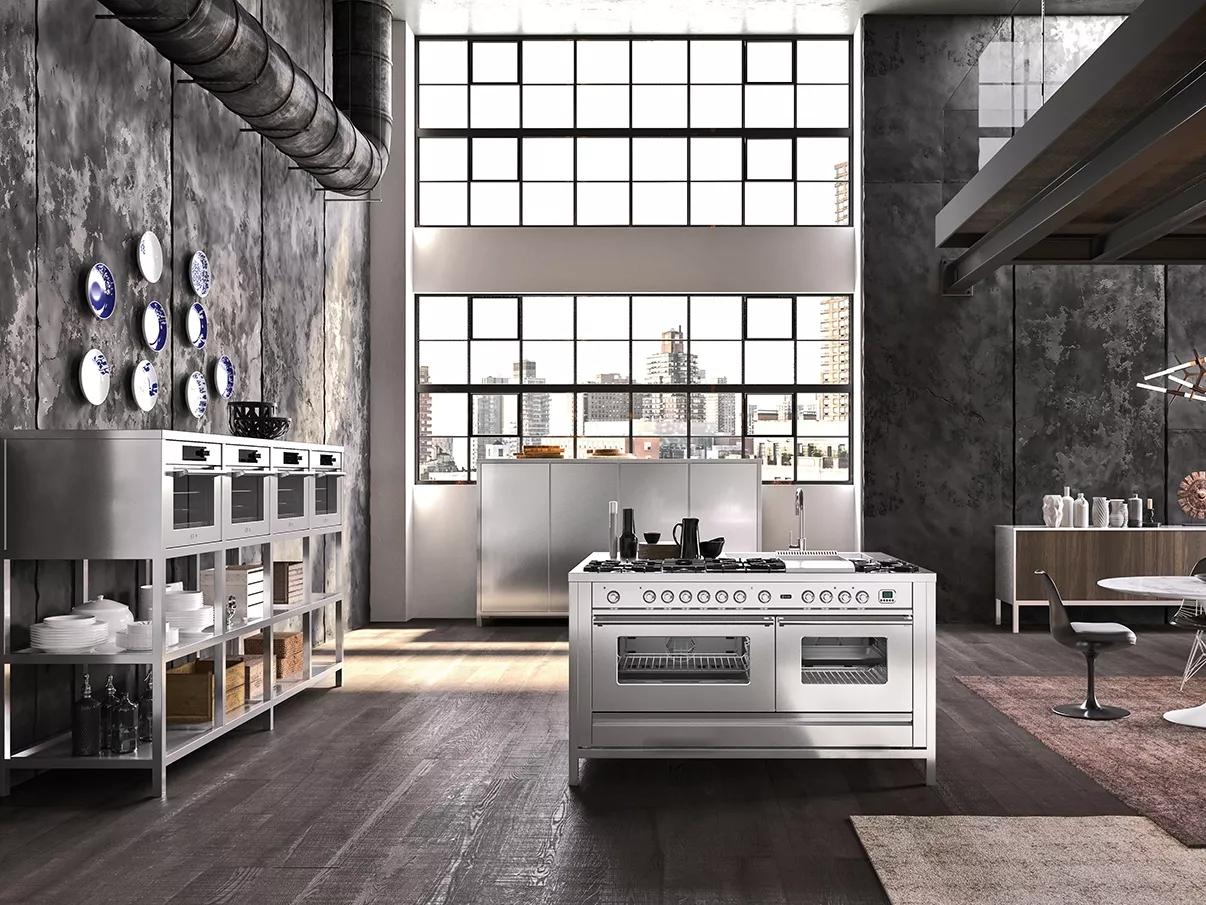 Кухня Quadra modular techno - metro Ilve Cucine  — купить по цене фабрики