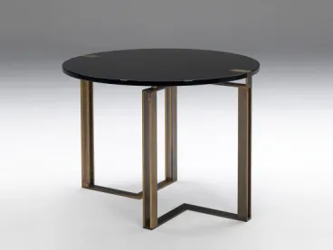 Стол Black and Gold table round  из Италии – купить в интернет магазине