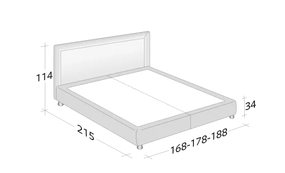Кровать Pochette Flou  — купить по цене фабрики