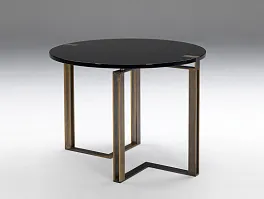 Стол Black and Gold table round 