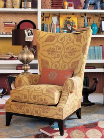 Кресло Egret Wing Chair Donghia 50402 — купить по цене фабрики