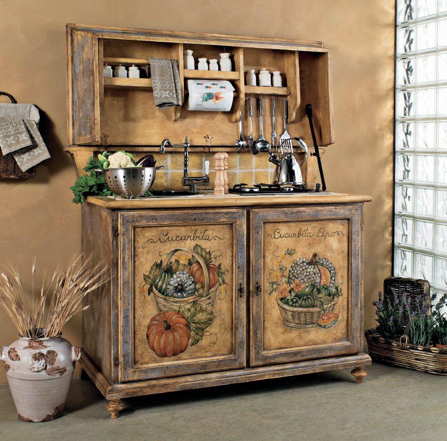 Декупаж Буфета фото 13